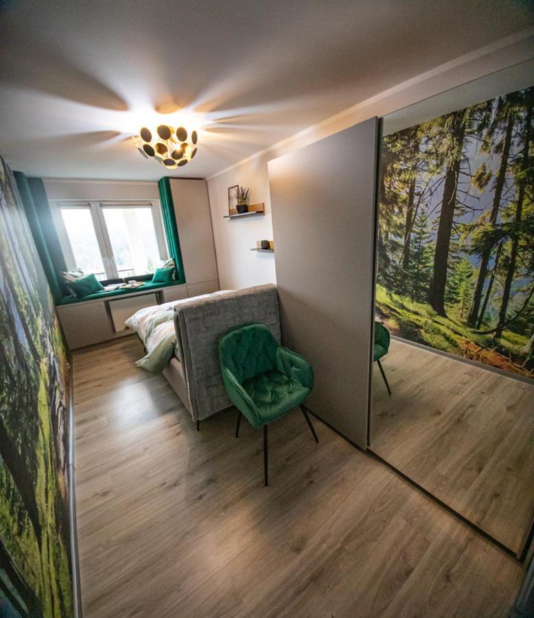 Okno Na Izery Apartment Lesna Bagian luar foto